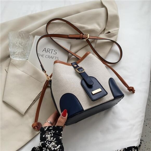 Straw Braided Adjustable Strap Crossbody Bag - Picture 8 of 14